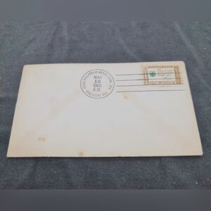 5/13/ 1960 Texas Philatelists Convention Original Envelope with 4c  Creedo Stamp
